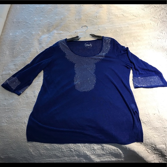 INC International Concepts Sweaters - Blue Lightweight Sweater